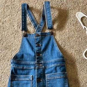 American Eagle Denim Overall Dress
